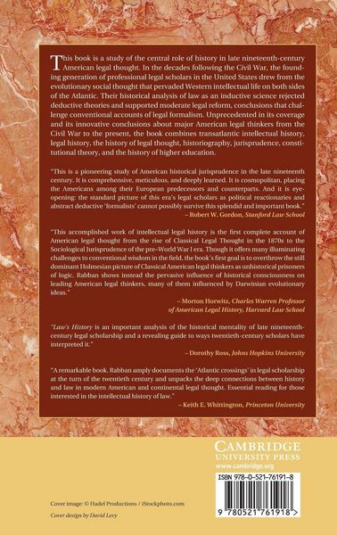 Produktbild: Law S History