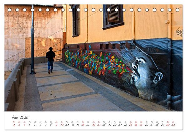 Produktbild: Die Farben von Valpara&iacute;so (Tischkalender 2026 DIN A5 quer), CALVENDO Monatskalender