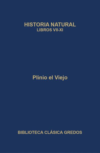 Produktbild: Historia natural. Libros VII-XI