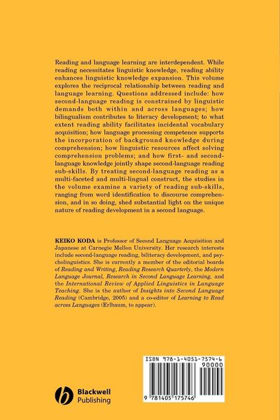 Produktbild: Reading and Language Learning