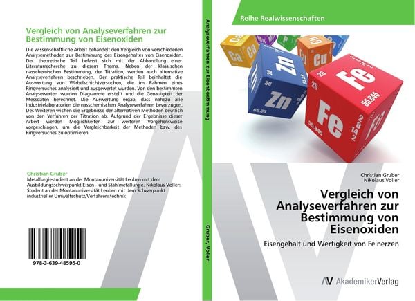 Produktbild: Vergleich von Analyseverfahren zur Bestimmung von Eisenoxiden