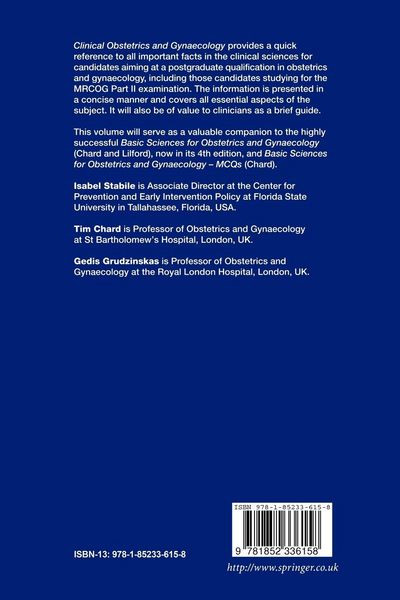 Produktbild: Clinical Obstetrics and Gynaecology