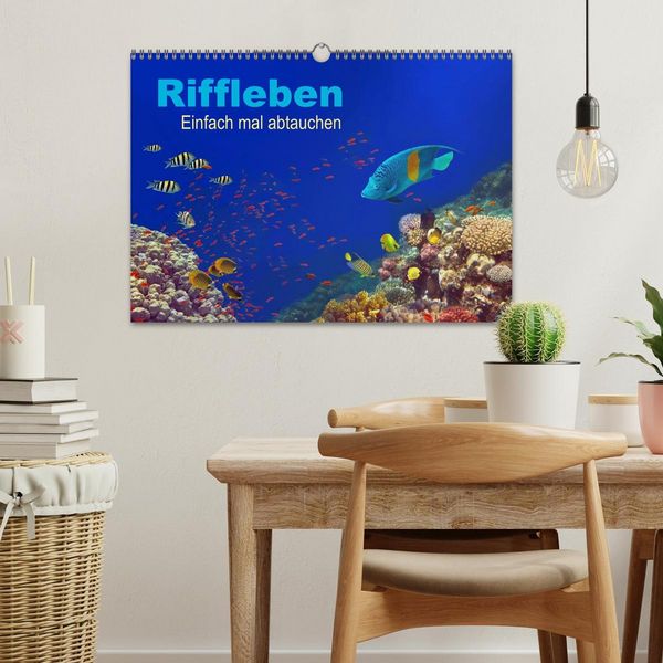Produktbild: Riffleben - Einfach mal abtauchen (Wandkalender 2026 DIN A3 quer), CALVENDO Monatskalender