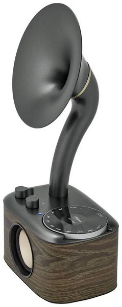 Produktbild: Sangean WR-45 Black Tischradio UKW AUX, Bluetooth&reg; wiederaufladbar Schwarz