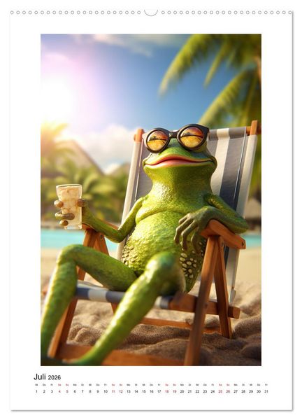 Produktbild: Hugo on Tour (Wandkalender 2026 DIN A2 hoch), CALVENDO Monatskalender
