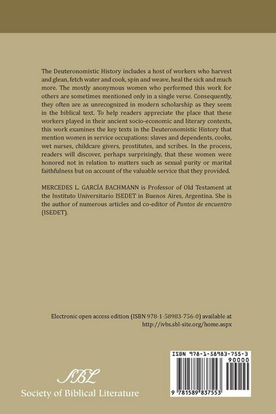 Produktbild: Women at Work in the Deuteronomistic History