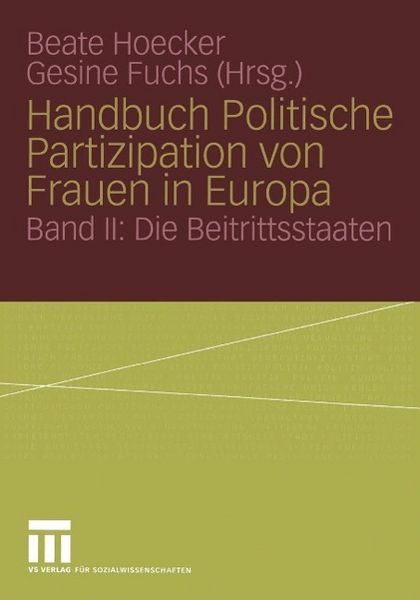 Produktbild: Handbuch Politische Partizipation von Frauen in Europa
