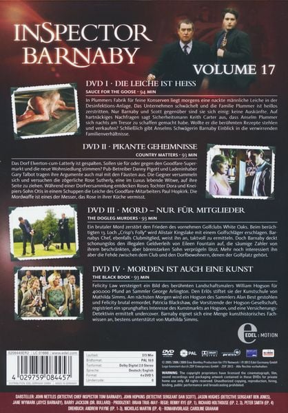 Produktbild: Inspector Barnaby Vol. 17 [4 DVDs]