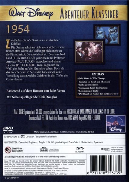 Produktbild: 20.000 Meilen unter dem Meer - Walt Disney Abenteuer Klassiker