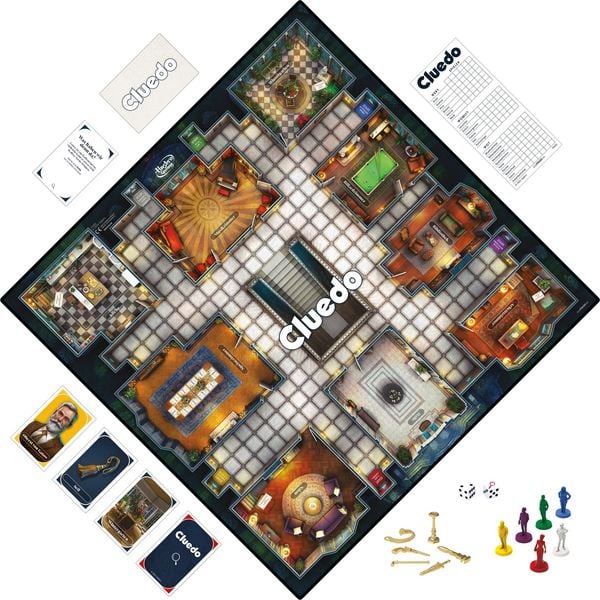 Produktbild: Hasbro F6420100 - Cluedo, Detektivspiel, Neuauflage, Krimi & R&auml;tsel Spiel