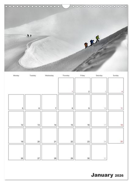 Produktbild: EXPLORING ALPS (Wall Calendar 2026 DIN A3 portrait), CALVENDO 12 Month Wall Calendar