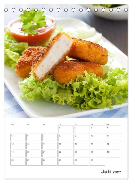 Produktbild: Herzhaft - S&uuml;&szlig; / Mein K&uuml;chenplaner (Tischkalender 2027 DIN A5 hoch), CALVENDO Monatskalender