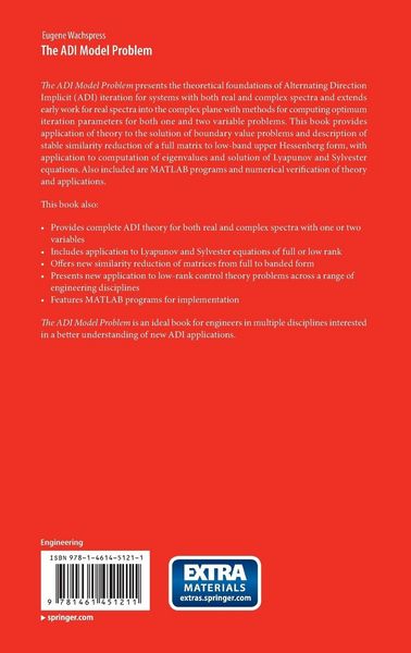Produktbild: The ADI Model Problem
