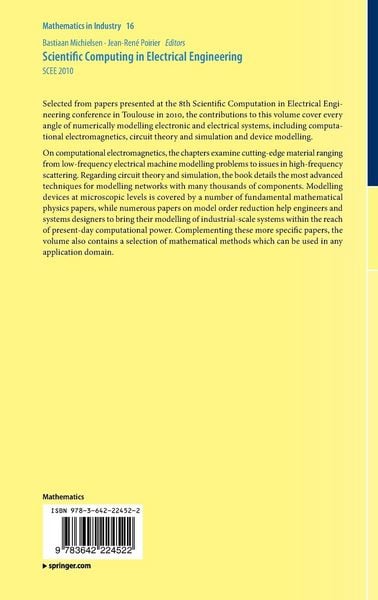 Produktbild: Scientific Computing in Electrical Engineering SCEE 2010