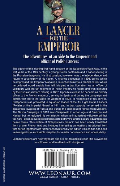 Produktbild: A Lancer for the Emperor The Recollections of a Polish Officer During the Napoleonic Wars
