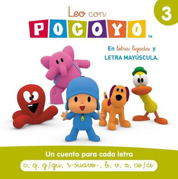 Produktbild: Pocoy&oacute;. Lectoescritura 3 - Un cuento para cada letra c, q, g/gu, r-suave-, b, v, z, ce/ci