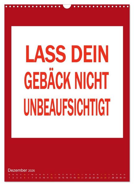 Produktbild: Memo an mich (Wandkalender 2026 DIN A3 hoch), CALVENDO Monatskalender