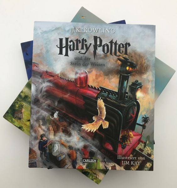 Produktbild: Harry Potter und der Stein der Weisen (farbig illustrierte Schmuckausgabe)