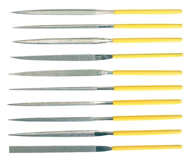Produktbild: PEBARO DIA10 - Feilenset mit Diamantbeschichtung, f&uuml;r harte Materialien, 10-teilig