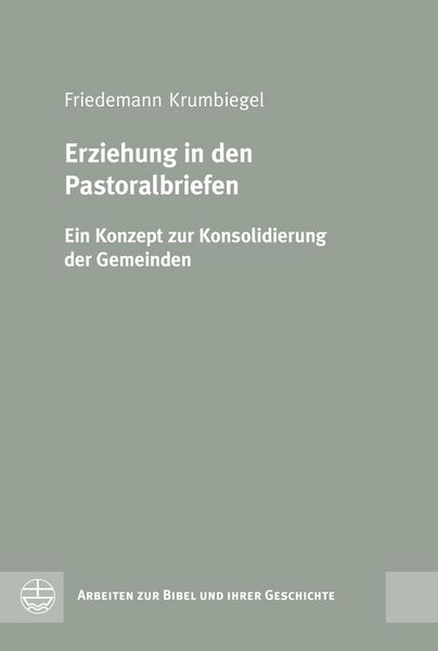 Produktbild: Erziehung in den Pastoralbriefen