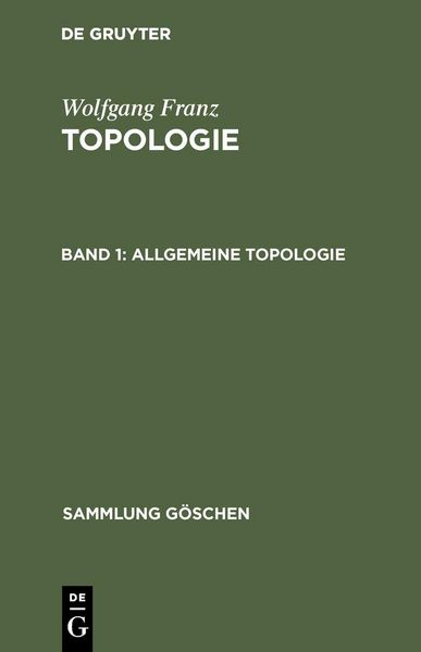Produktbild: Allgemeine Topologie
