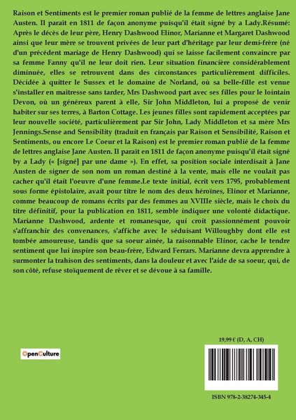 Produktbild: Raison et Sentiments