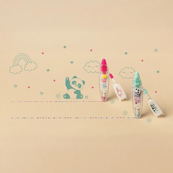 Produktbild: Legami Stift mit Dekoband - Panda