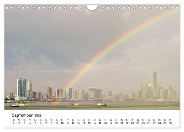Produktbild: Panama - Finanzwelt und Naturparadies (Wandkalender 2026 DIN A4 quer), CALVENDO Monatskalender