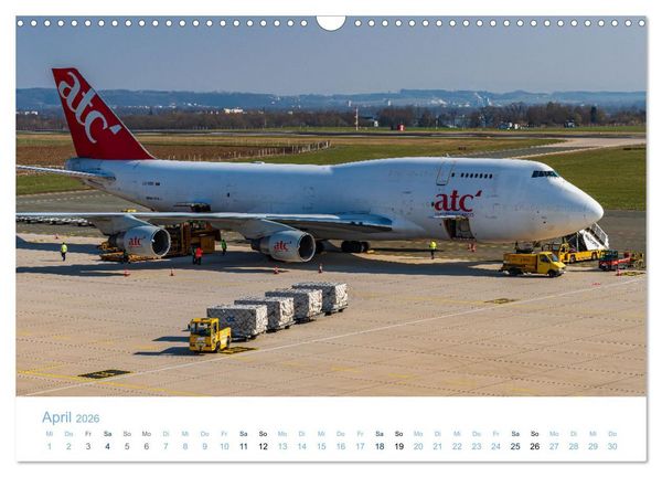 Produktbild: BOEING 747 - K&ouml;nigin der L&uuml;fte (Wandkalender 2026 DIN A3 quer), CALVENDO Monatskalender