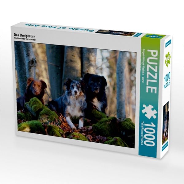 CALVENDO Puzzle Das Dreigestirn | 1000 Teile Lege-Größe 64x48cm Foto-Puzzle für glückliche Stunden