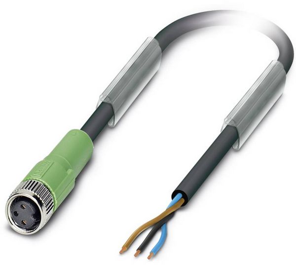 Produktbild: Phoenix Contact 1508378 Sensor-/Aktor-Steckverbinder, konfektioniert M8 Buchse, gerade 10.00 m Polzahl Sensoren: 3 1 St.