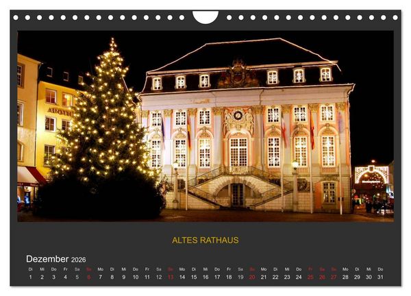 Produktbild: BONNER NACHTFARBEN (Wandkalender 2026 DIN A4 quer), CALVENDO Monatskalender