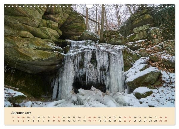 Produktbild: Franken - eine Region voller Naturwunder (Wandkalender 2027 DIN A3 quer), CALVENDO Monatskalender