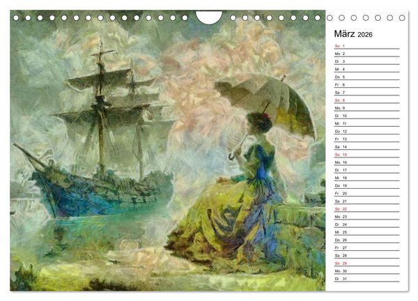 Produktbild: Fr&uuml;her Impressionismus (Wandkalender 2026 DIN A4 quer), CALVENDO Monatskalender