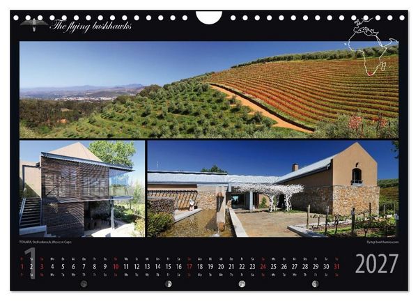 Produktbild: Wein & Architektur 2027 (Wandkalender 2027 DIN A4 quer), CALVENDO Monatskalender