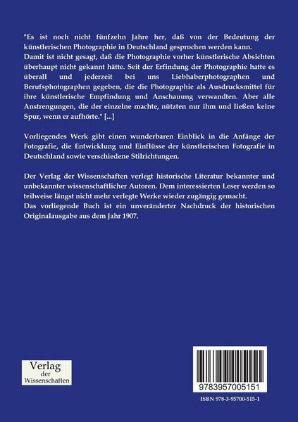 Produktbild: K&uuml;nstlerische Photographie