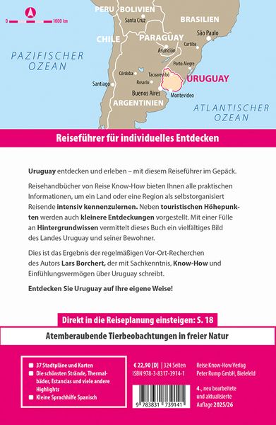 Produktbild: Reise Know-How Reiseführer Uruguay