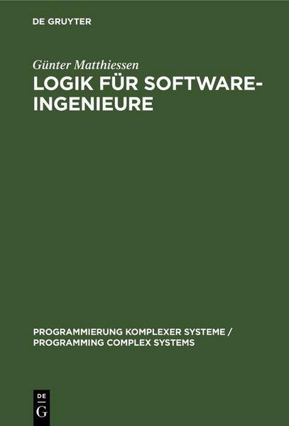 Produktbild: Logik f&uuml;r Software-Ingenieure