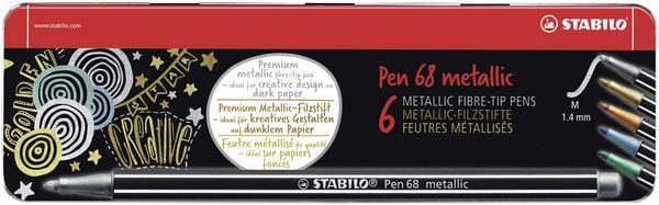 Produktbild: STABILO Filzstift Pen 68 metallic