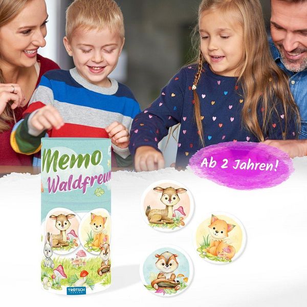 Produktbild: Tr&ouml;tsch Memo Spiel Waldfreunde