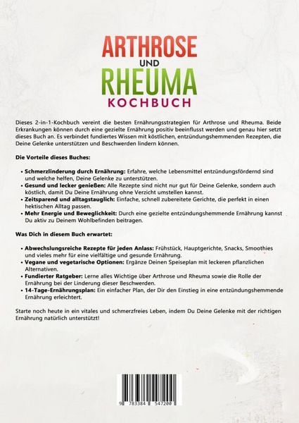 Produktbild: Arthrose und Rheuma Kochbuch