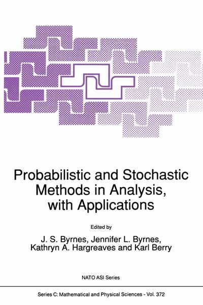 Produktbild: Probabilistic and Stochastic Methods in Analysis, with Applications