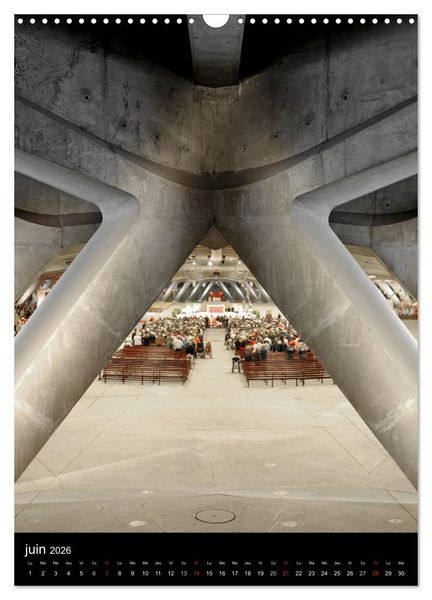 Produktbild: Lourdes en lumi&egrave;re (Calendrier mural 2026 DIN A3 horizontal), CALVENDO calendrier mensuel