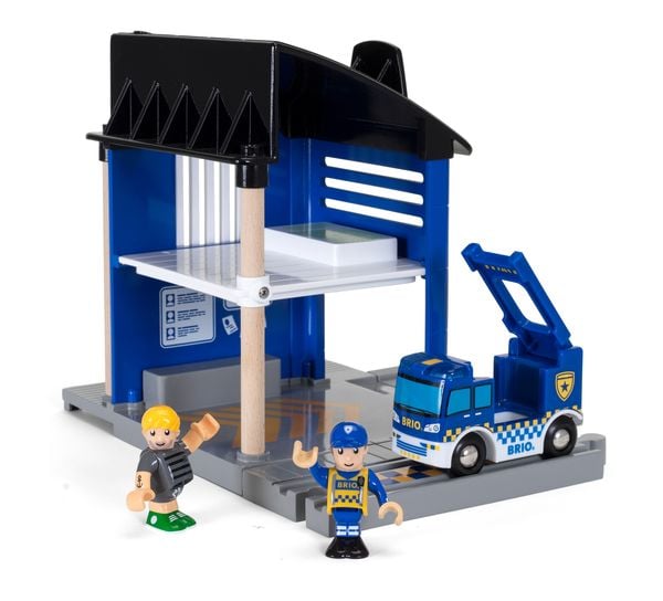 BRIO - Polizeistation mit Einsatzfahrzeug