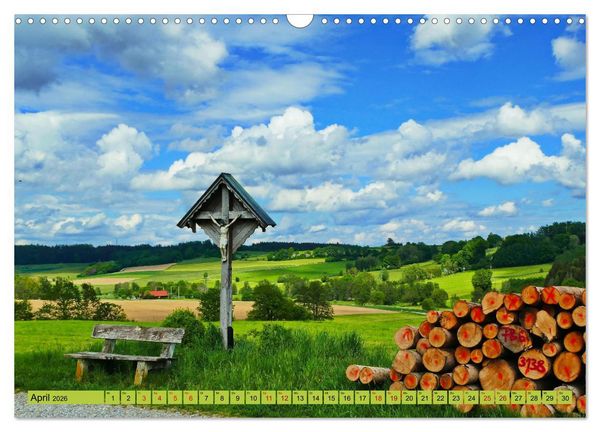 Produktbild: Die Stauden - Malerische Landschaft zwischen Wertach und Mindel (Wandkalender 2026 DIN A3 quer), CALVENDO Monatskalender