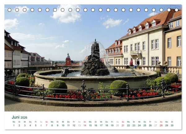 Produktbild: Residenzstadt GOTHA (Tischkalender 2026 DIN A5 quer), CALVENDO Monatskalender