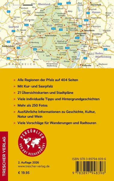 Produktbild: TRESCHER Reisef&uuml;hrer Pfalz