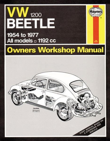 Produktbild: VW Beetle 1200 (54 - 77) Haynes Repair Manual
