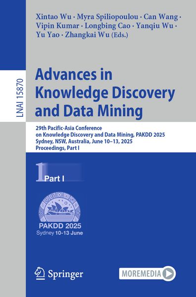 Produktbild: Advances in Knowledge Discovery and Data Mining
