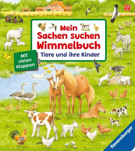 Produktbild: Mein Sachen suchen Wimmelbuch: Tiere und ihre Kinder